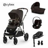 Cybex® Dječja kolica 4u1 Gazelle™ S + autosjedalica Cloud G + IsoFix baza G Chocolate Brown