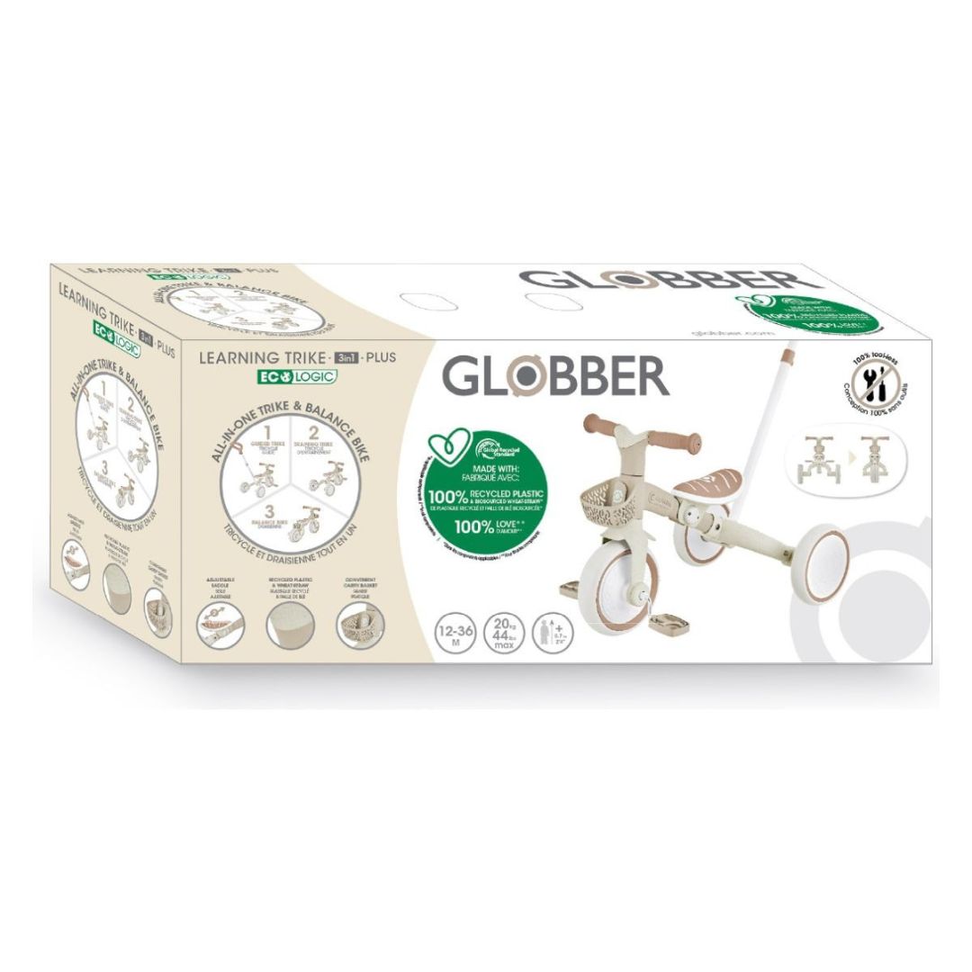 Globber® Poganjalec Learning 3v1 ECO Beige Globber