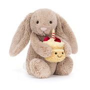 Jellycat® Bashful Beige Bunny 'Birthday' Original