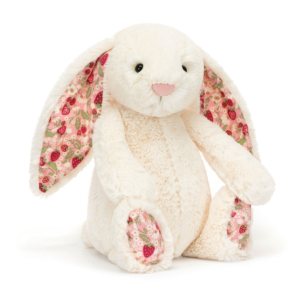 Jellycat® Plišasti zajček Blossom Cream Berry – slika 4