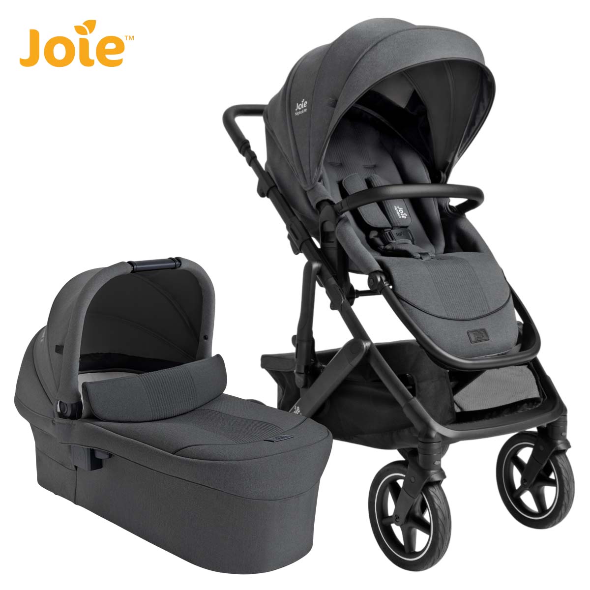 Joie® Stroller Vinca™ + Ramble™ XL Signature Ebony Carrycot