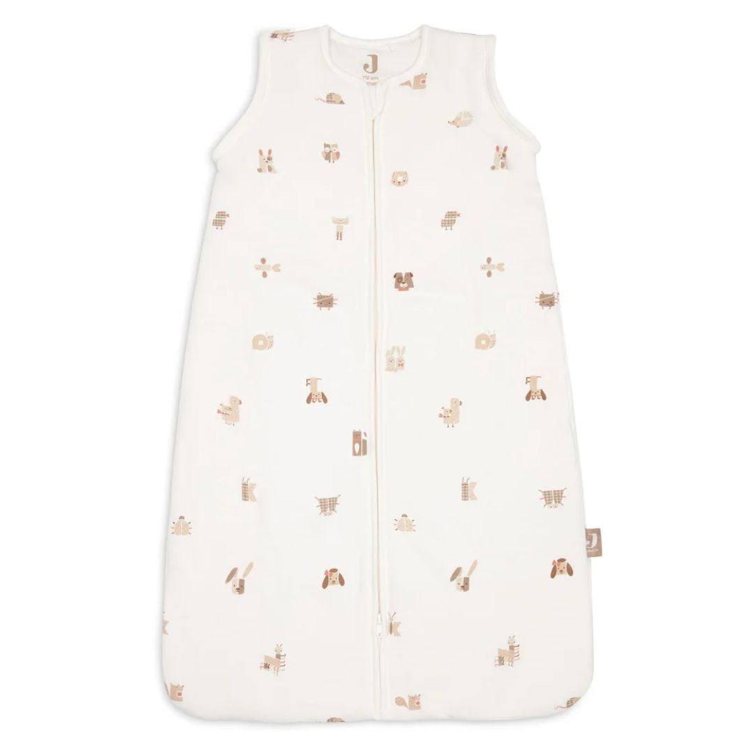 Jollein® Otroška spalna vreča s snemljivimi rokavi 110cm Animal Friends TOG 3.5 Jollein