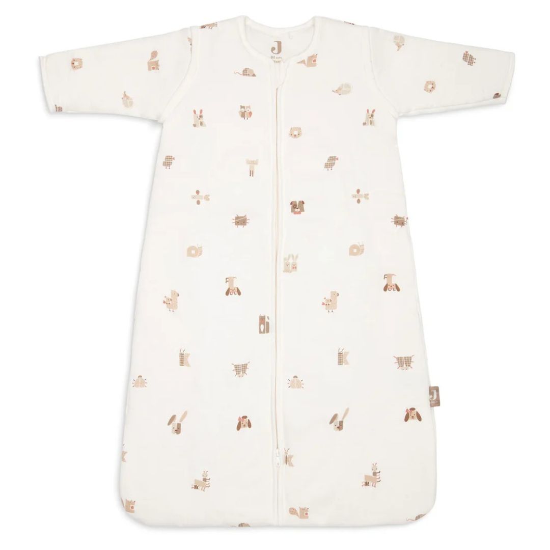 Jollein® Otroška spalna vreča s snemljivimi rokavi 70cm Animal Friends TOG 3.5 Jollein