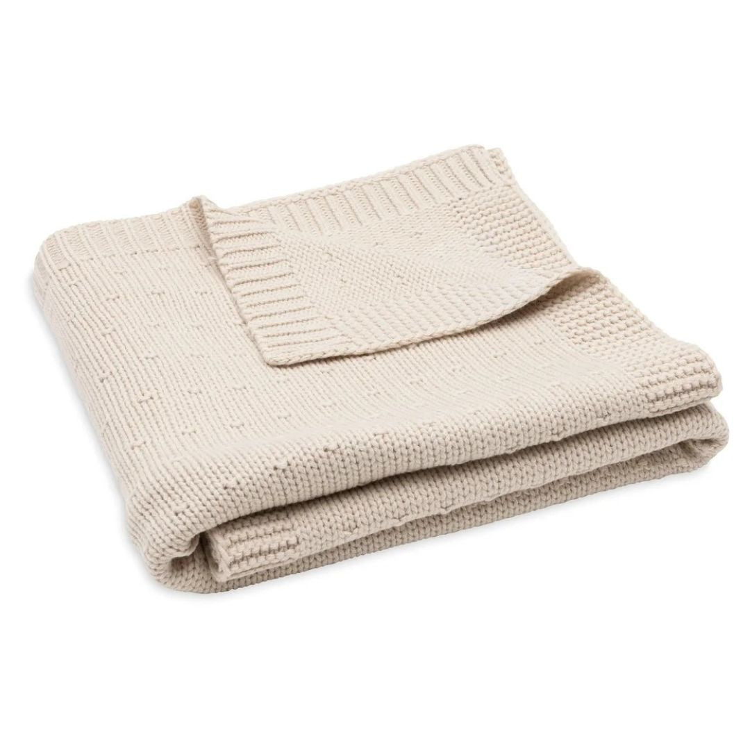 Jollein® Copertina in cotone Sprinkle Knit Sand 100x150