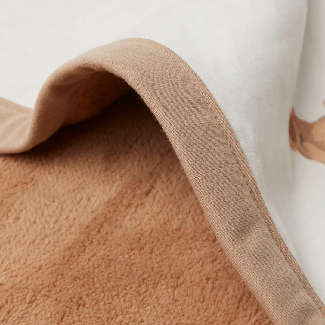 Jollein® Bombažna odejica Teddy Bear 75x100 Jollein