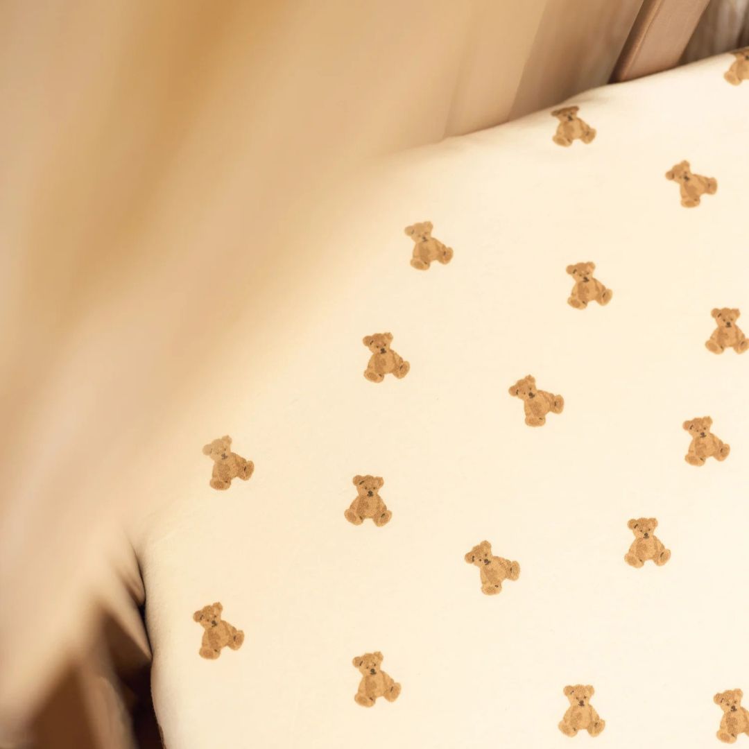 Jollein® Drap en coton 60x120cm Mini Teddy Bear