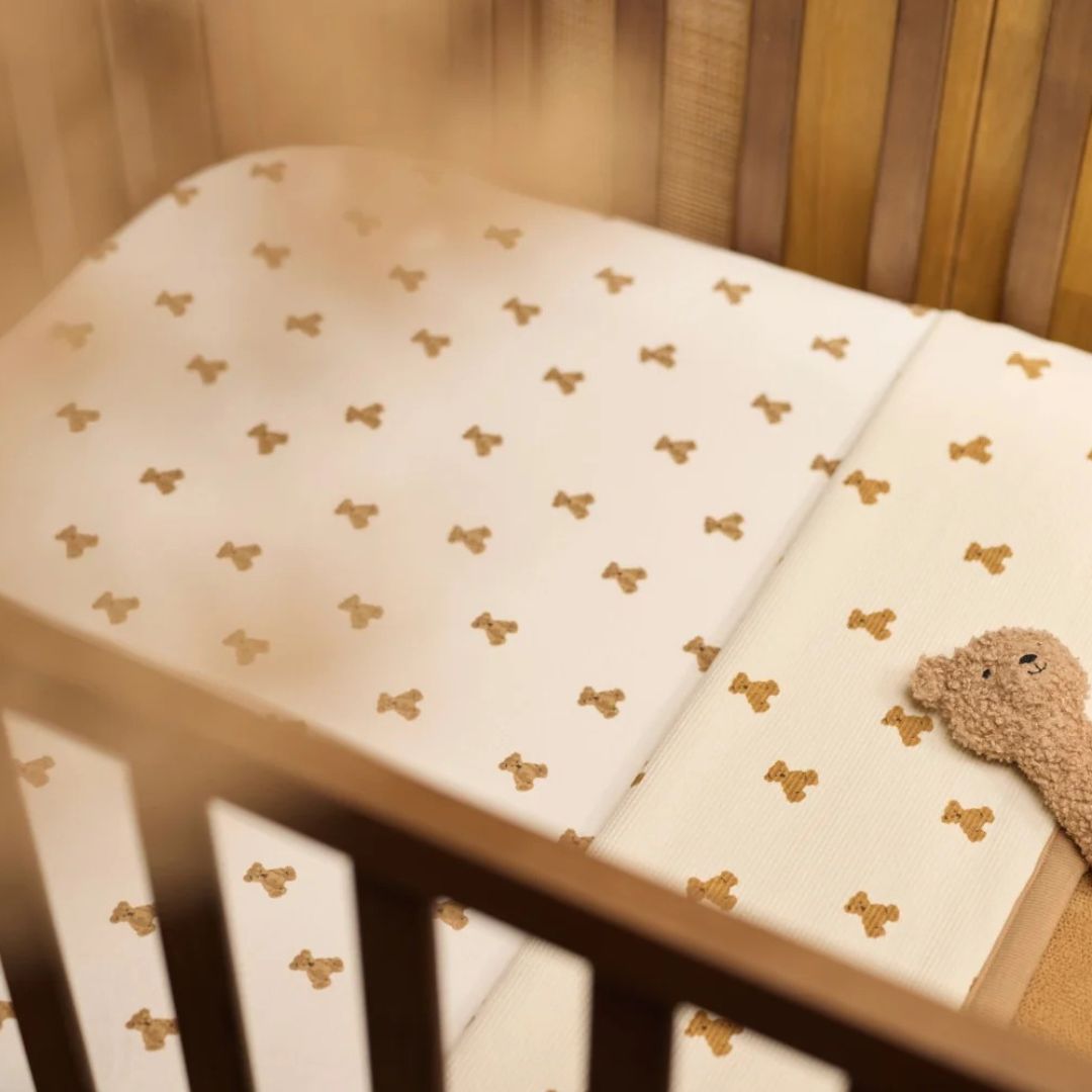Jollein® Drap en coton 60x120cm Mini Teddy Bear