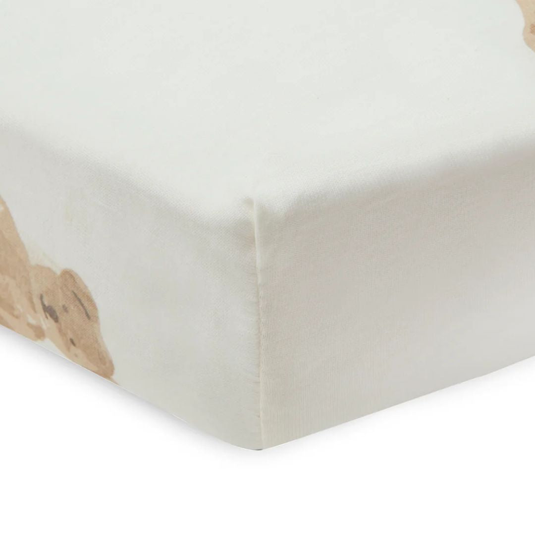 Jollein® Bombažna rjuha 60x120cm Teddy Bear Jollein