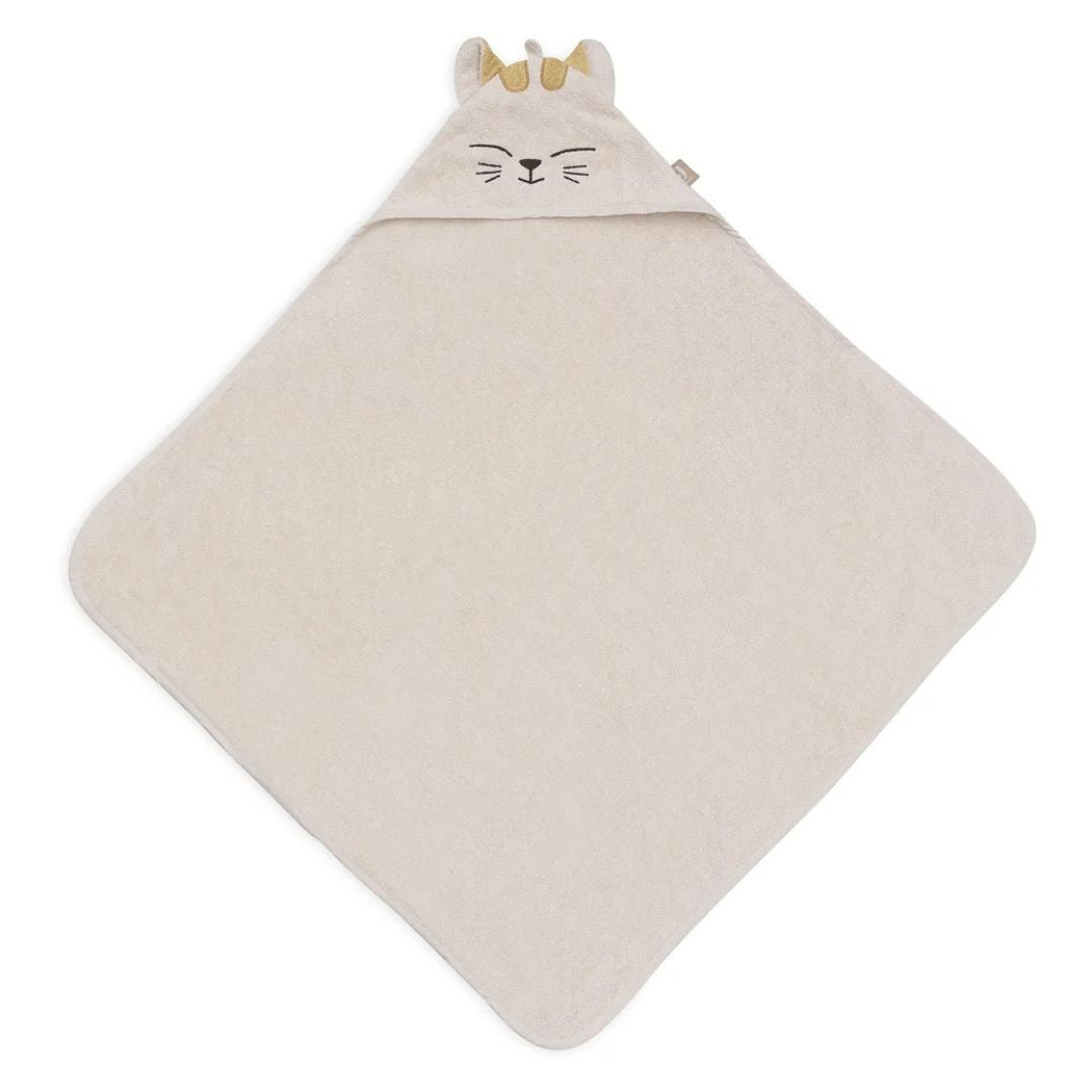 Jollein® Brisača s kapuco Charlie Cat 75x75 Jollein