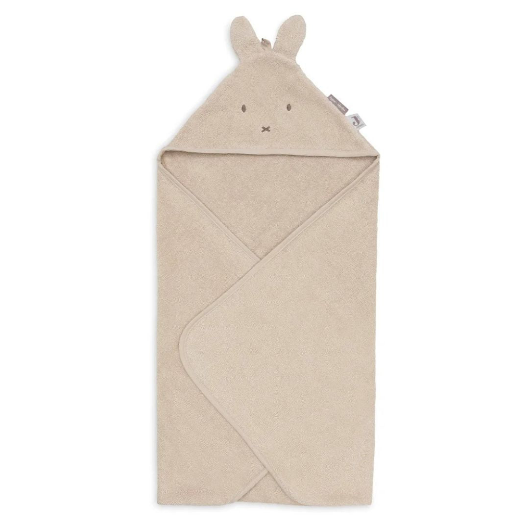 Jollein® Brisača s kapuco Jacquard Miffy Warm Sand 75x75 Jollein