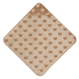 Jollein® Brisača s kapuco Jacquard Teddy Bear 75x75