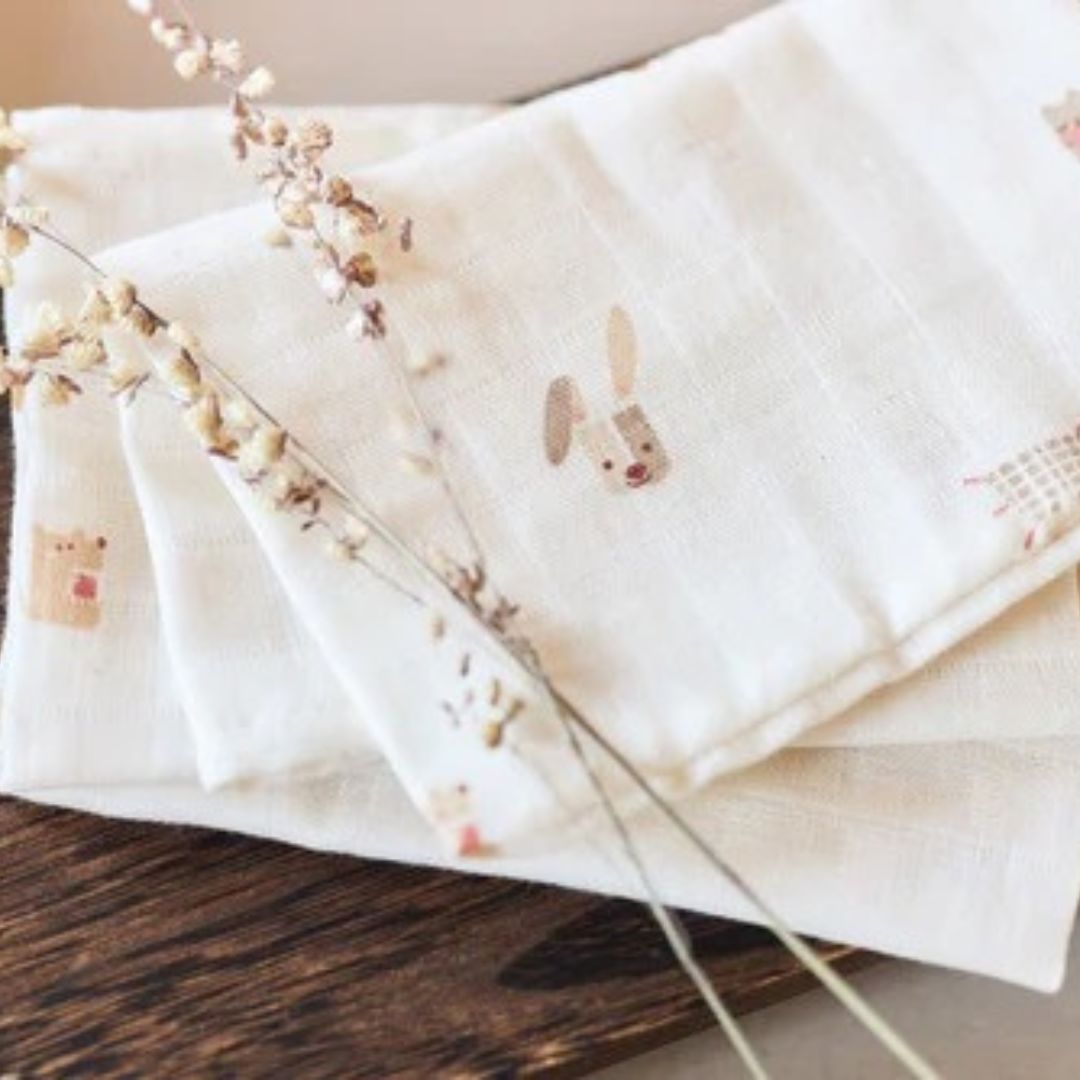 Jollein® Komplet 3 krpic za umivanje Animal Friends 20x15 Jollein