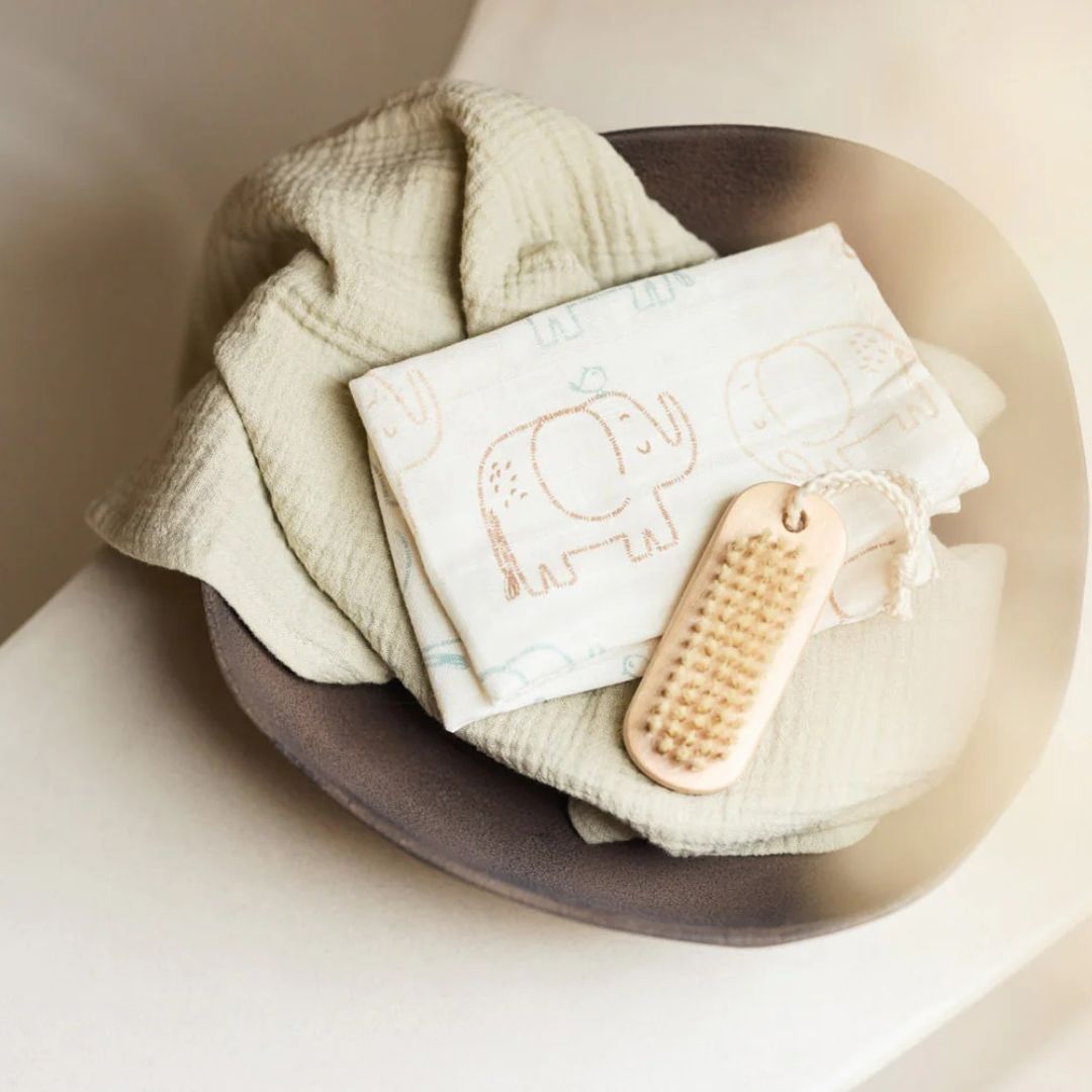 Jollein® Komplet 3 krpic za umivanje Elephant Tales 20x15 Jollein