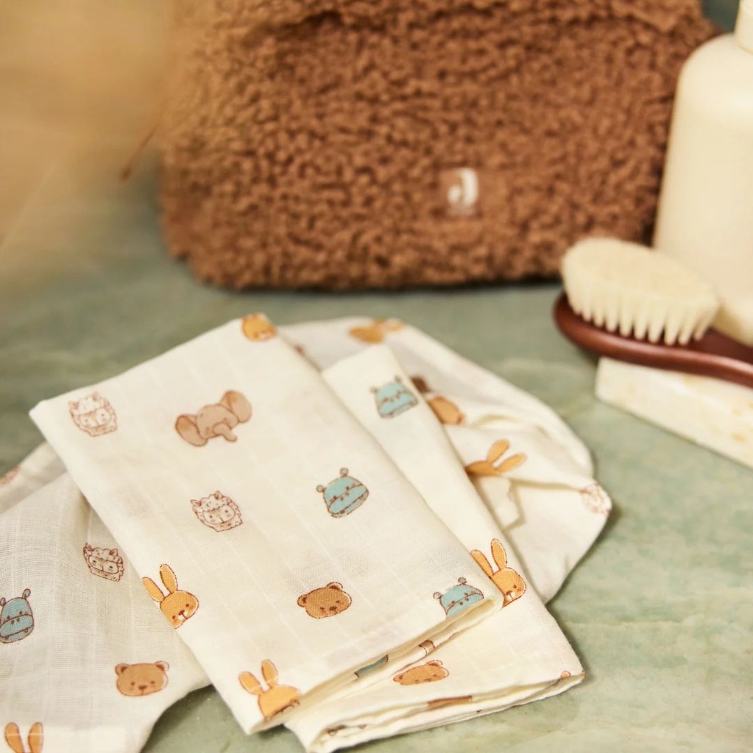 Jollein® Lot de 3 langes en tetra Jollies 31x31