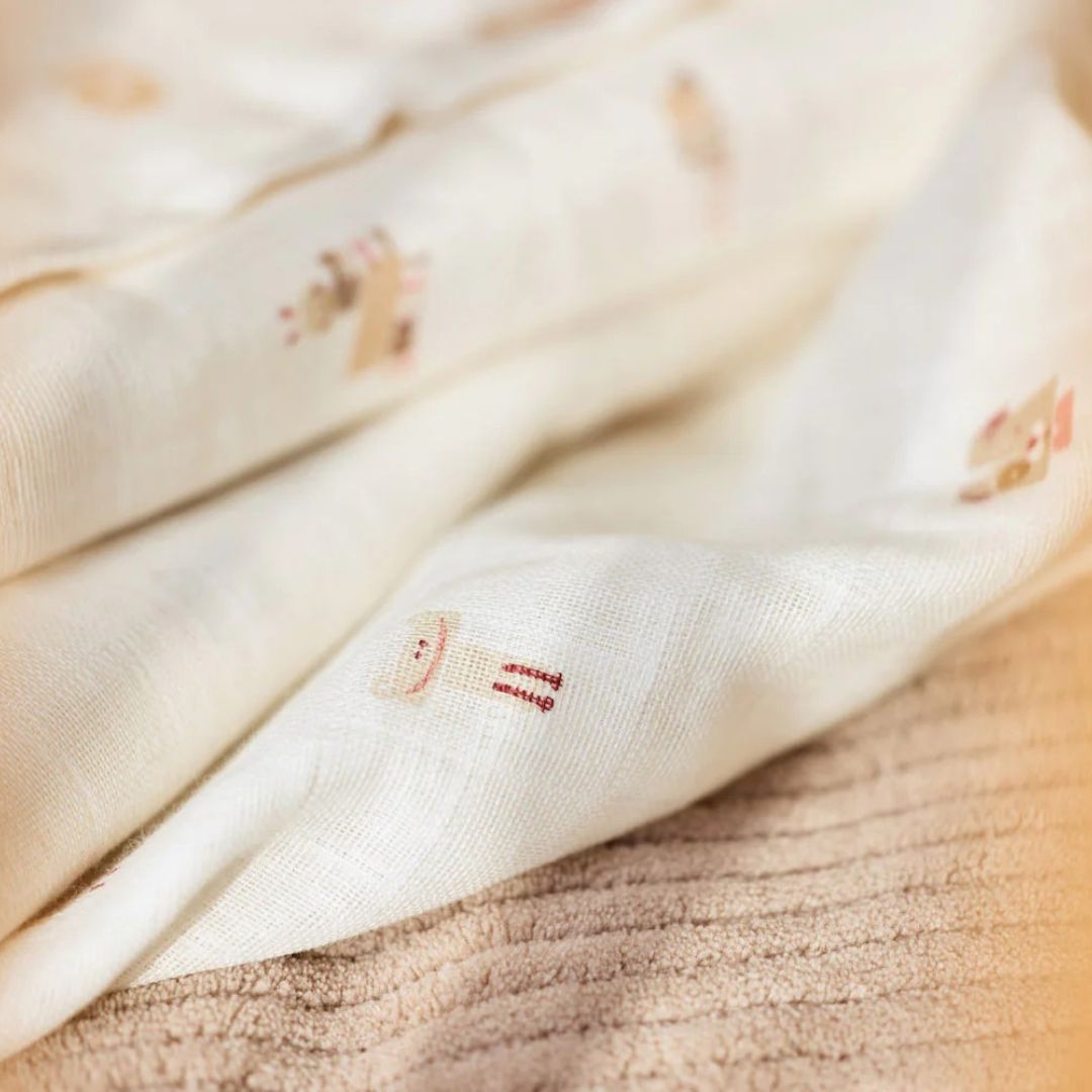 Jollein® Komplet 3 tetra pleničk 70x70 cm Animal Friends Jollein