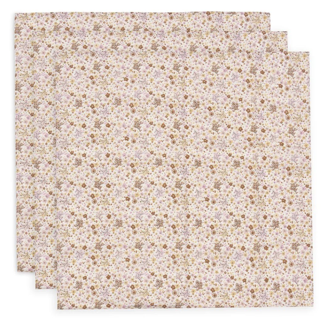 Jollein® Komplet 3 tetra pleničk 70x70 cm Flower Fairies Jollein