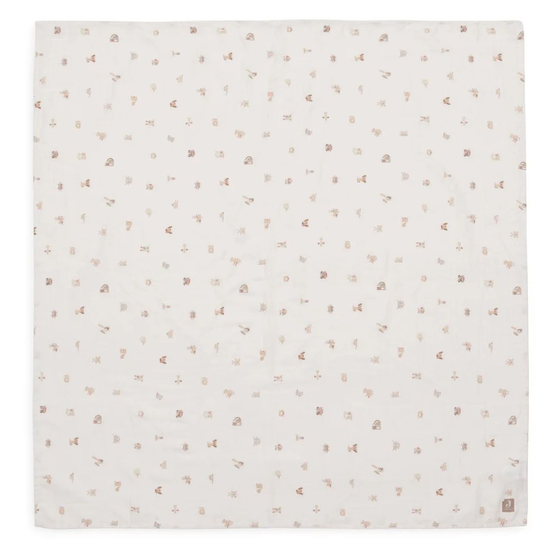 Jollein® Komplet dveh tetra pleničk Animal Friends 115x115cm Jollein