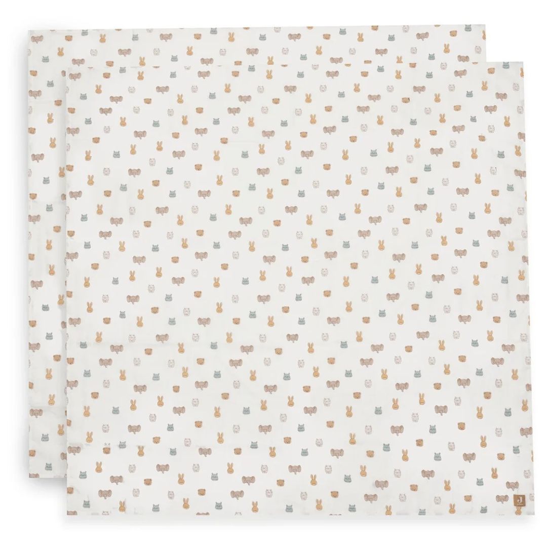 Jollein® Komplet dveh tetra pleničk Jollies 115x115cm