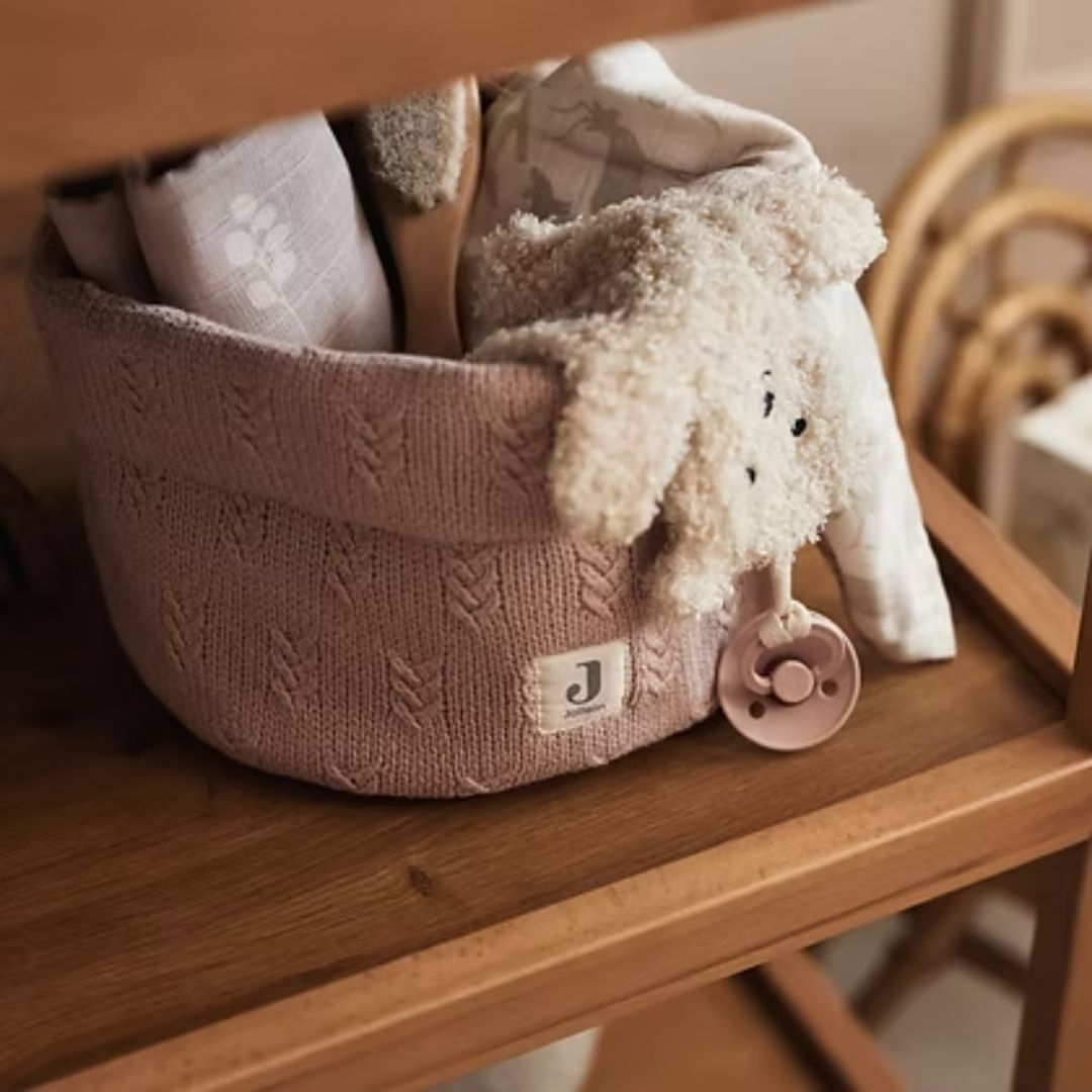 Jollein® Košara za shranjevanje Grain Knit Wild Rose