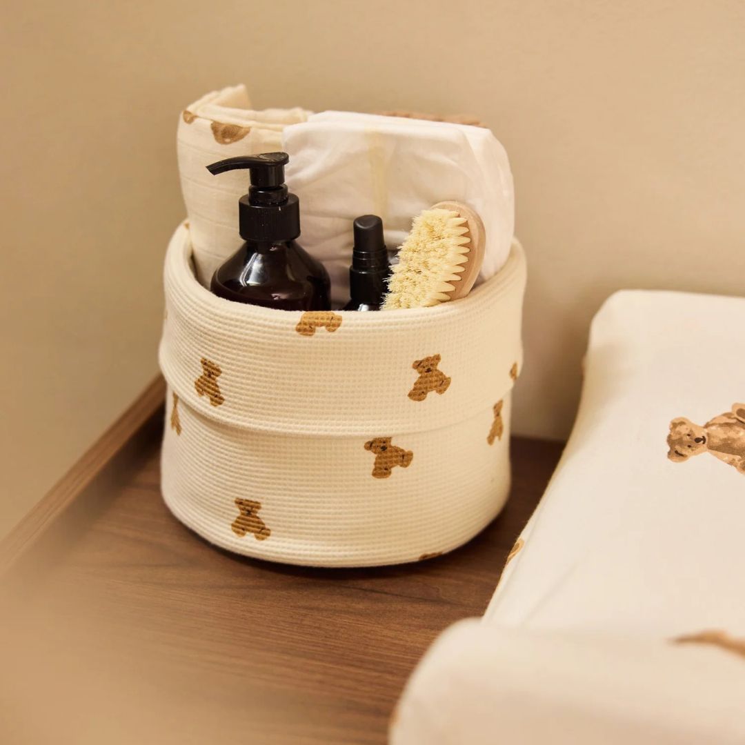Jollein® Košarica za shranjevanje Mini Teddy Bear Little Waffle Jollein