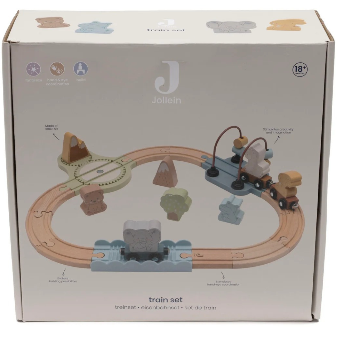 Jollein® Wooden Train Set Jollies