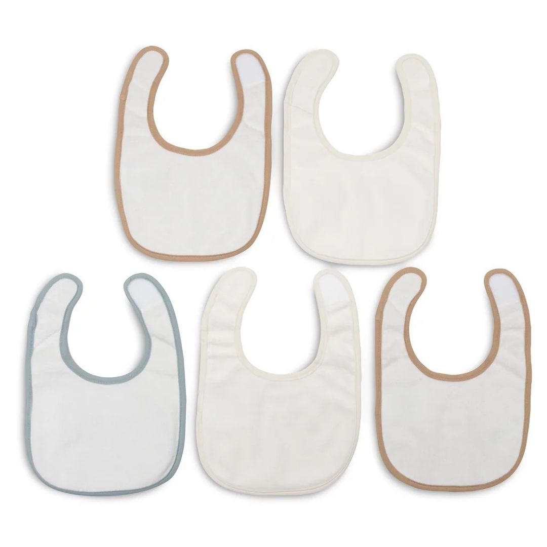 Jollein® Waterproof Bib Jollies 5 Pack