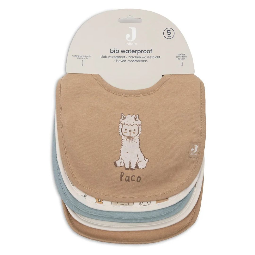 Jollein® Waterproof Bib Jollies 5 Pack