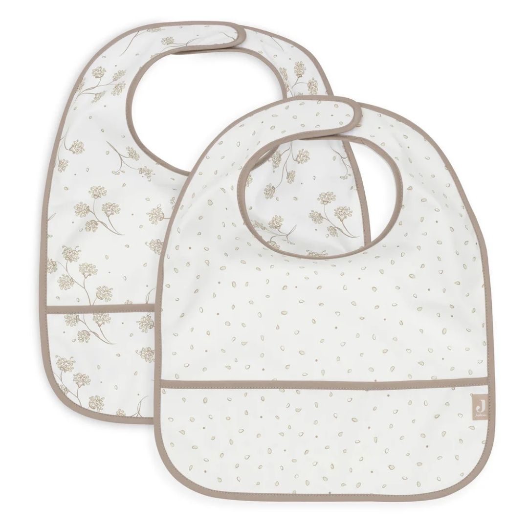 Jollein® Nepremočljivi slinček Leafy Dreams 2 kos Jollein