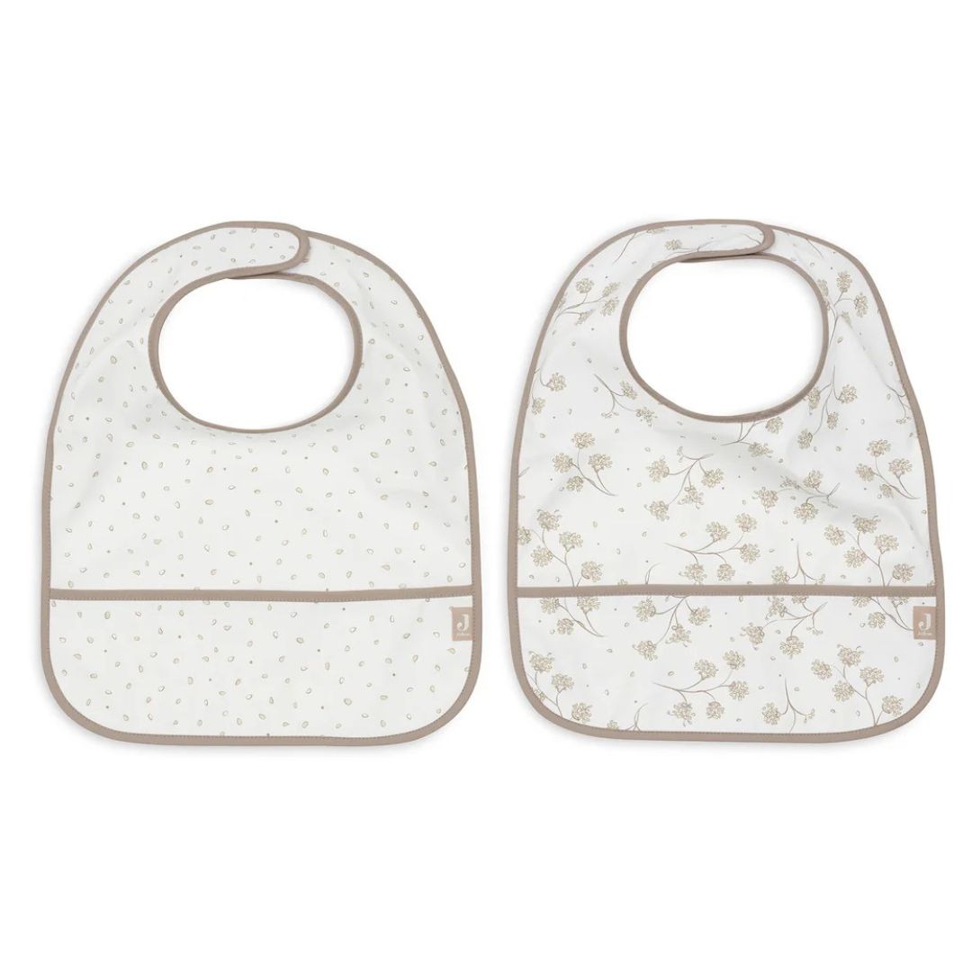 Jollein® Nepremočljivi slinček Leafy Dreams 2 kos Jollein