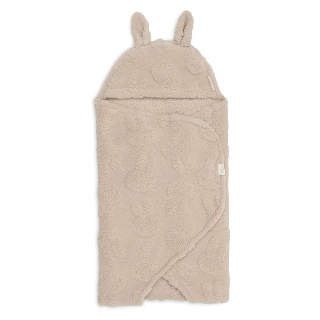 Jollein® Odeja za avtosedež Miffy Jacquard Teddy Sand 105x100