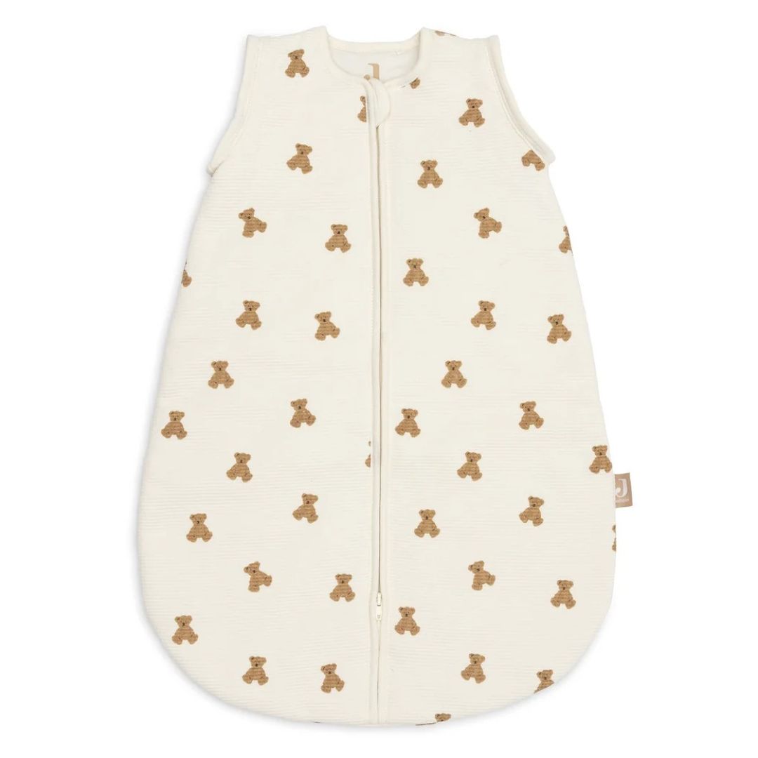 Jollein® Baby sleeping bag with removable sleeves 60cm Mini Teddy Bear Little Waffle