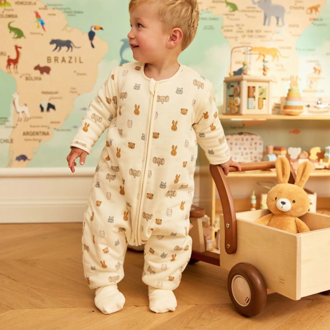 Jollein® Baby sleeping bag with legs and removable sleeves 80/86cm Jollies Sand
