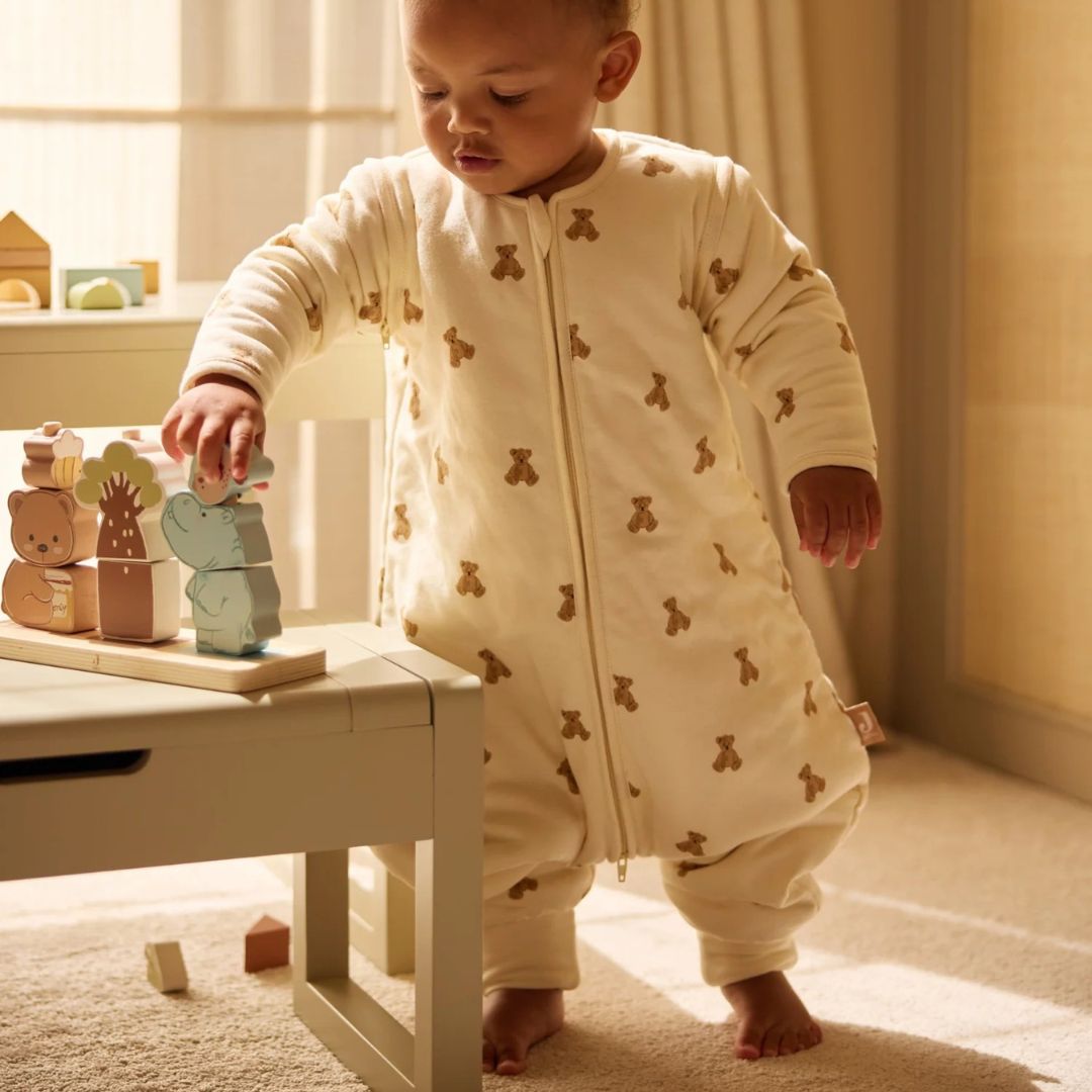 Jollein® Baby sleeping bag with legs and removable sleeves 80/86cm Jollies Sand