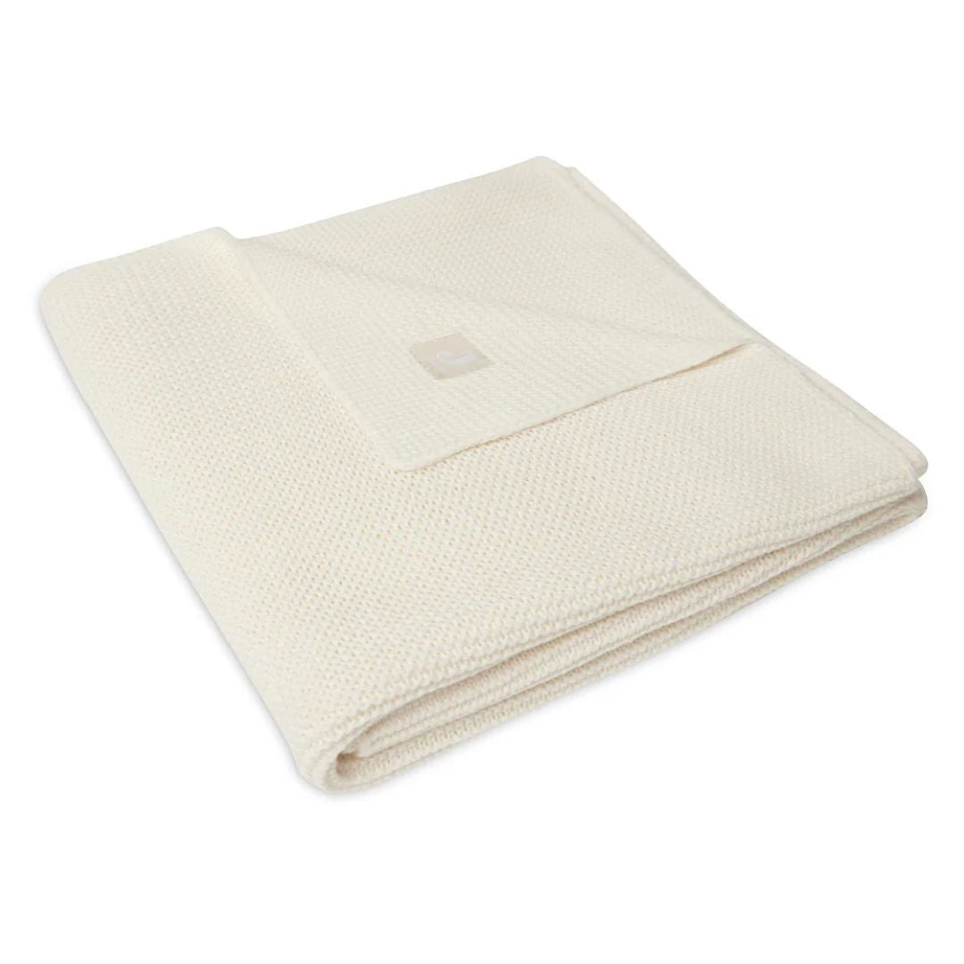 Jollein® Pletena odejica Basic Knit Ivory 75x100 Jollein