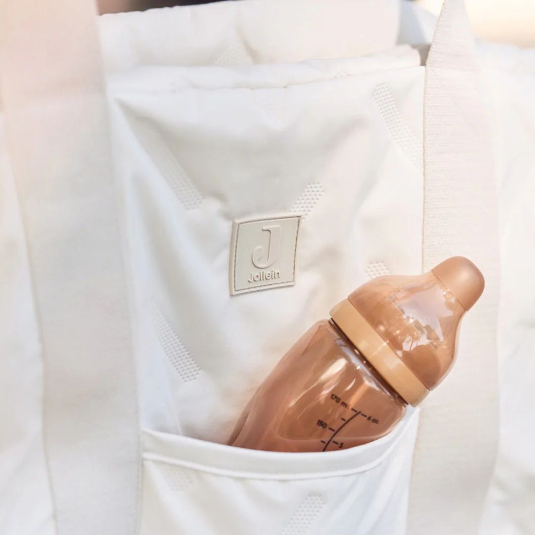 Jollein® Previjalna torba Embossed Lily Sand Jollein