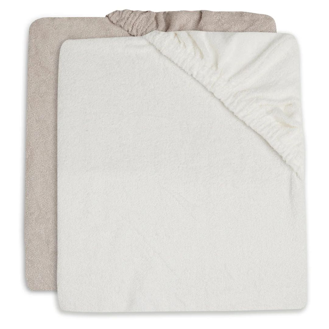 Jollein® Prevleka za previjalno podlogo 2 kosa Terry Ivory/Nougat Jollein