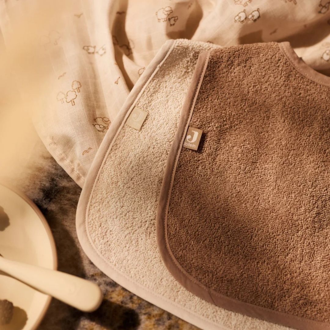 Jollein® Slinček Terry Silk Rose/Sand 2 kosa