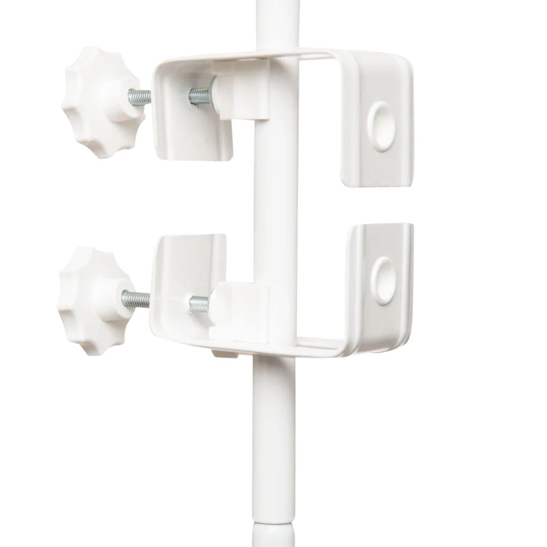 Jollein® Stojalo za posteljni baldahin s pritrdilno sponko White Jollein