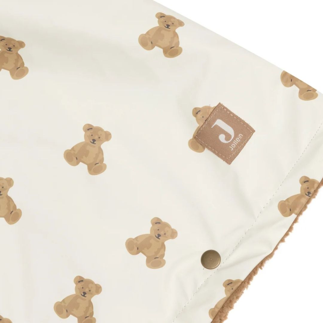 Jollein® Vodoodporen pončo Mini Teddy Bear Teddy Fleece