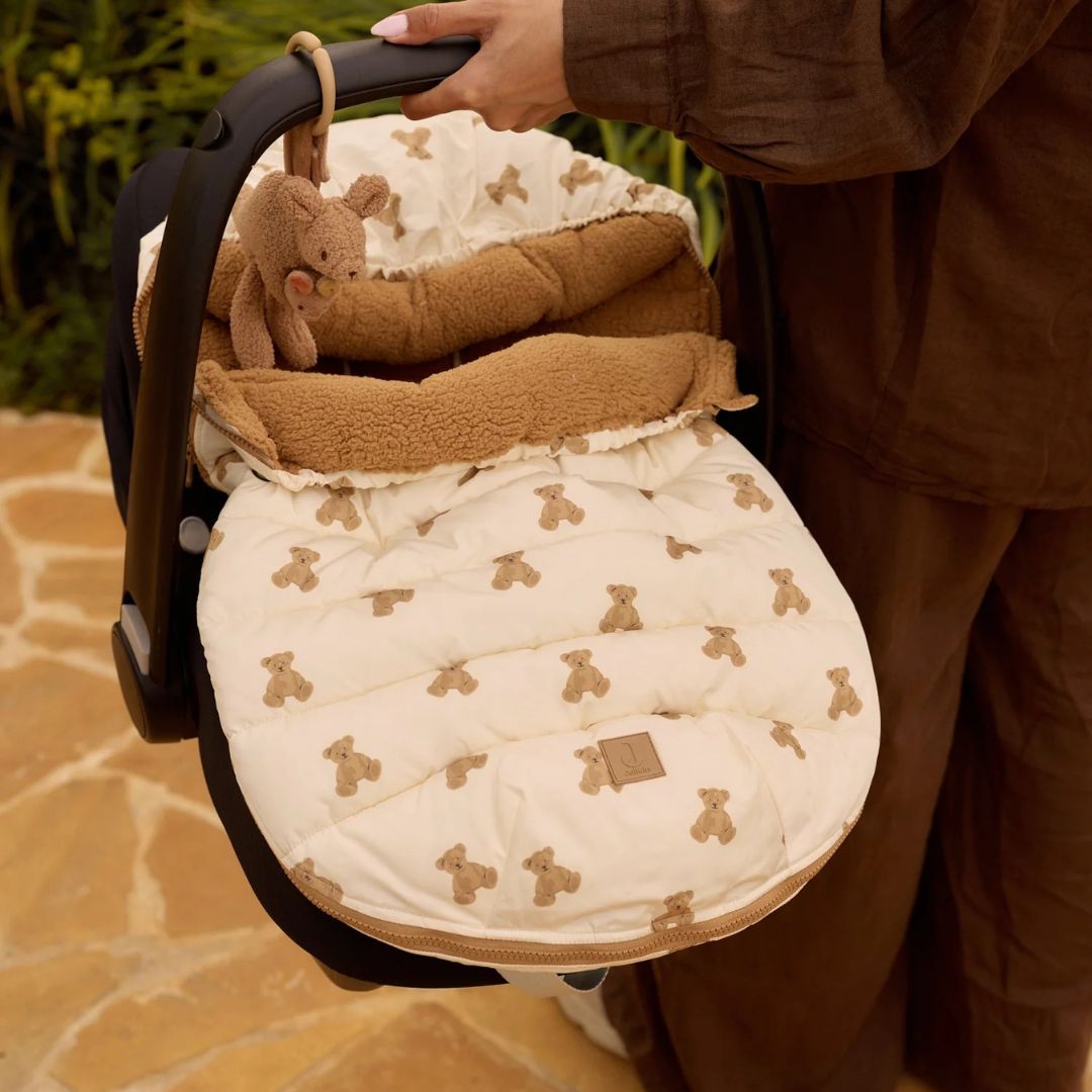 Jollein® Footmuff 0+ 3/5 points Mini Teddy Bear Puffed