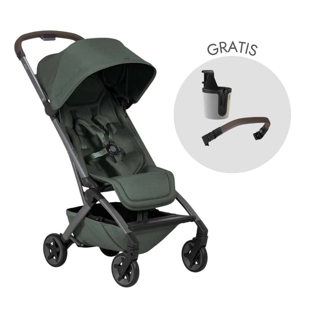 Joolz® Otroški športni voziček Aer² Forest Green z varovalom in držalom za pijačo Joolz