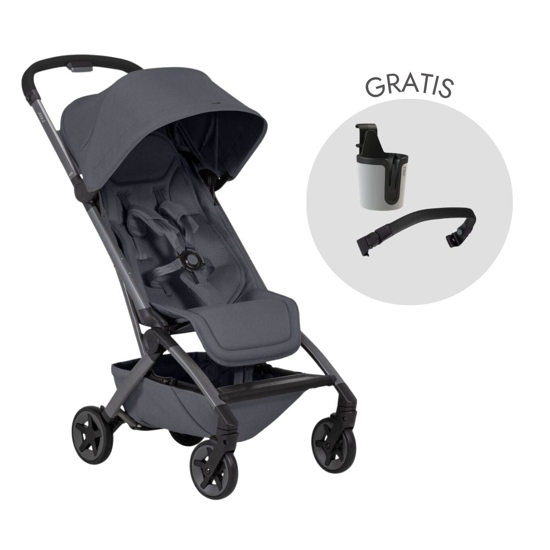Joolz® Otroški športni voziček Aer² Stone Grey z varovalom in držalom za pijačo Joolz