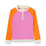 KiETLA® T-shirt de bain à manches longues pour enfants Pink/Red