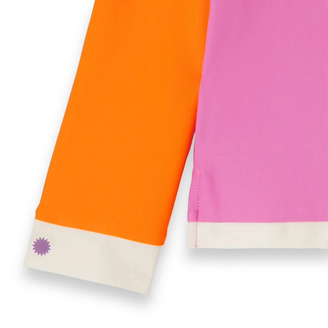 KiETLA® Otroška kopalna majica z dolgimi rokavi Pink/Red Ki ET LA