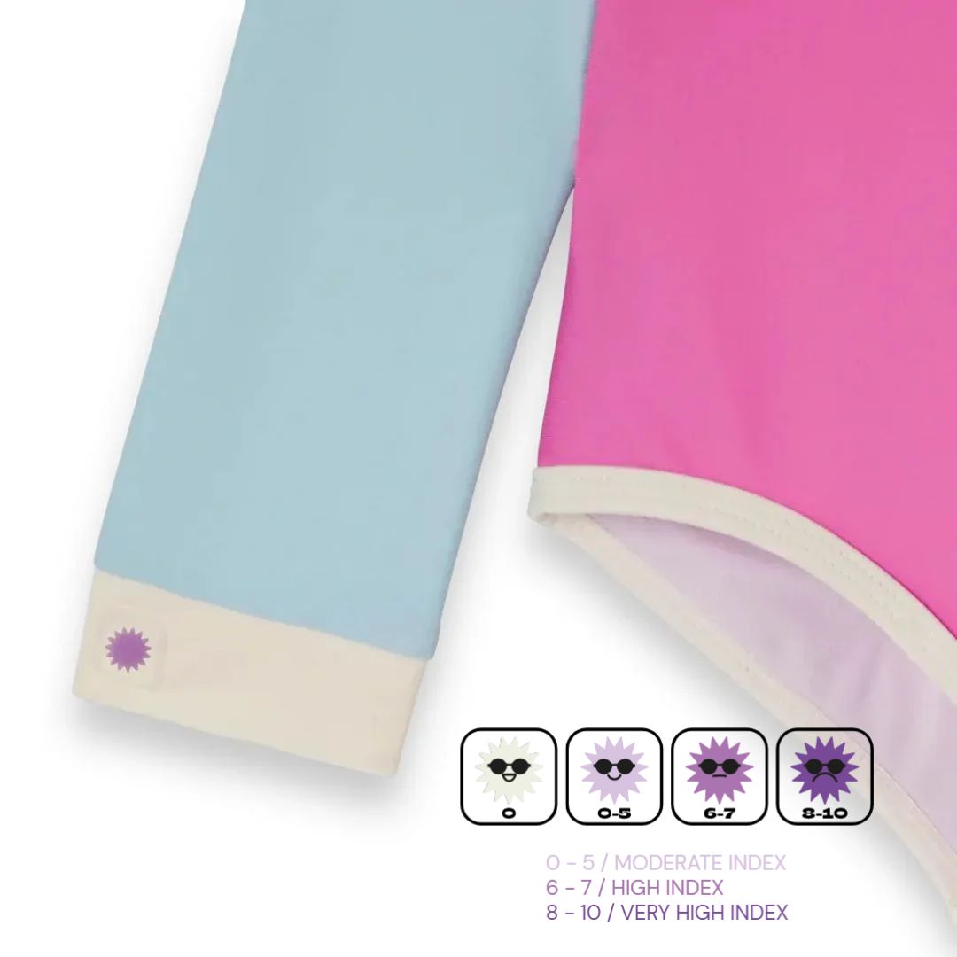 KiETLA® Otroške enodelne kopalke Pink/Blue Ki ET LA