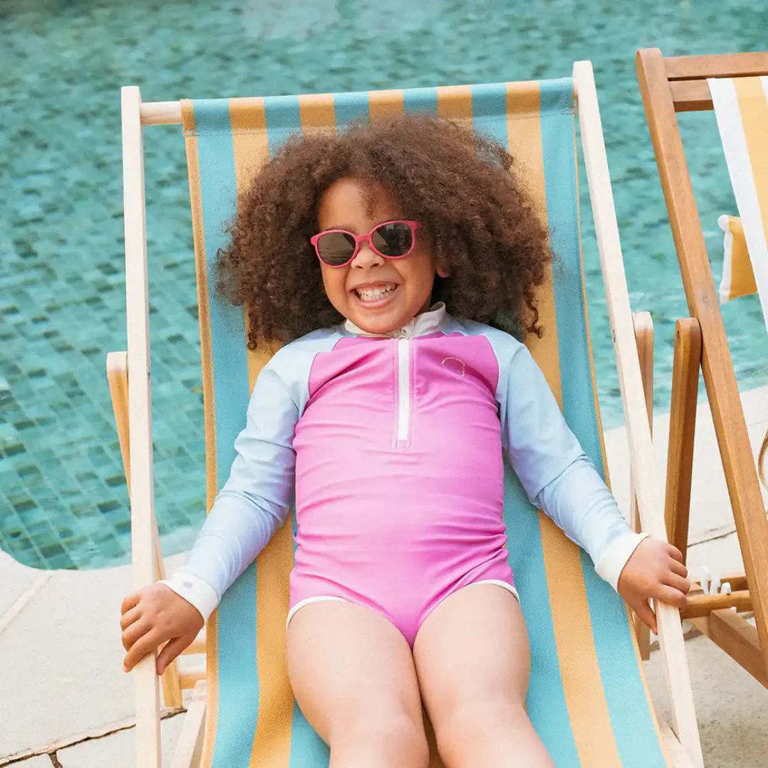 KiETLA® Otroške enodelne kopalke Pink/Blue Ki ET LA