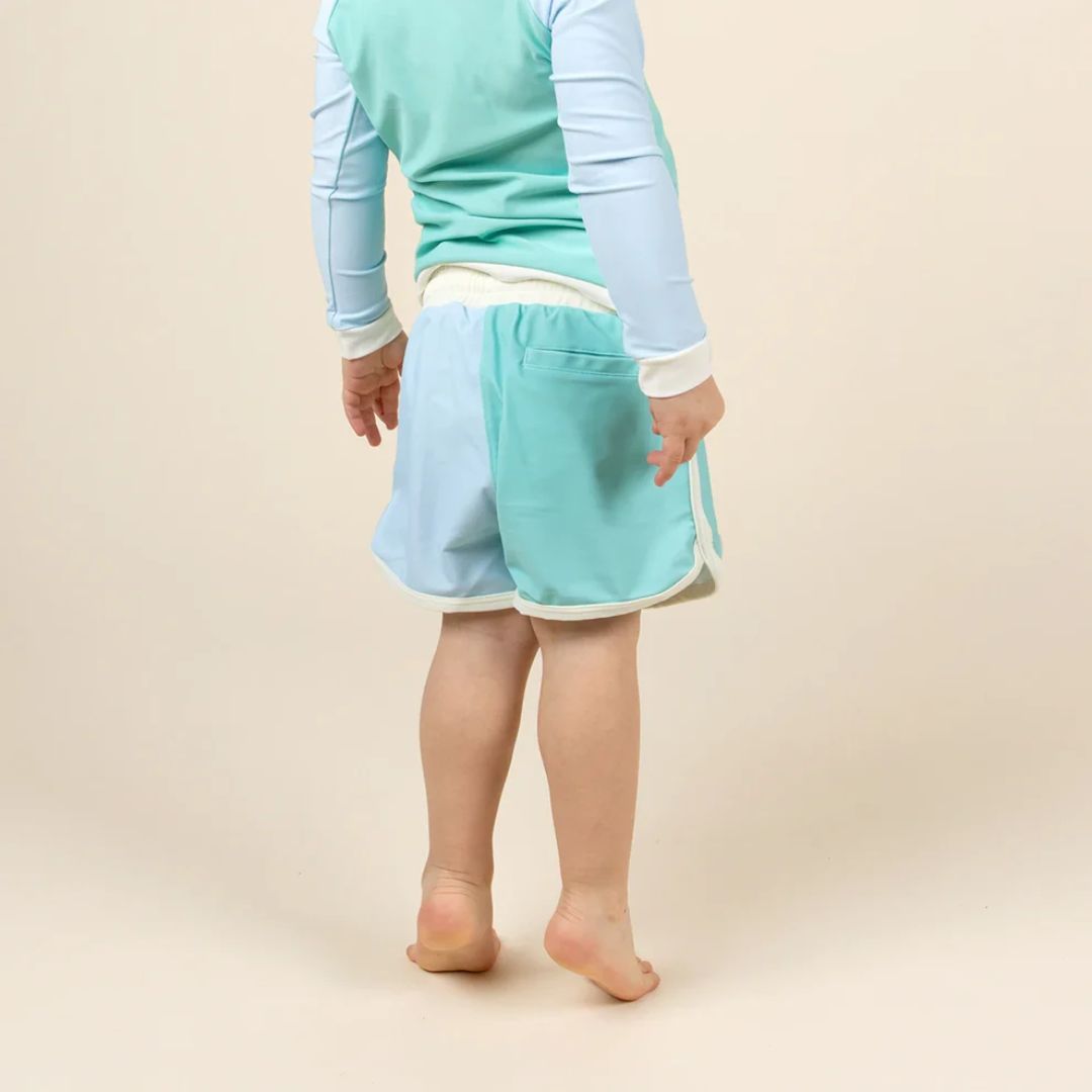 KiETLA® Otroške kopalne hlače Green/Blue Ki ET LA