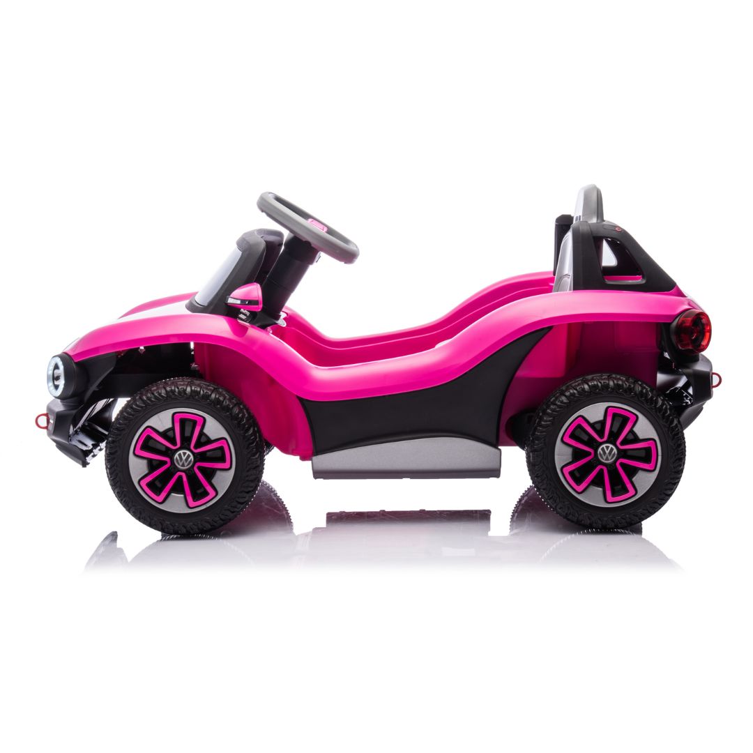 KikkaBoo® Avto na akumulator Licensed Volkswagen E Buggy Pink 12V/5A KikkaBoo