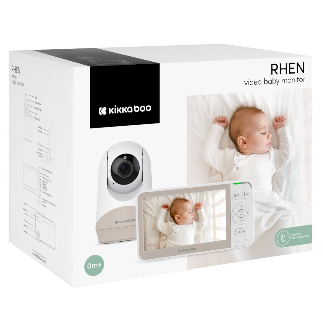 KikkaBoo® Bežični elektronički dječji monitor Rhen Beige