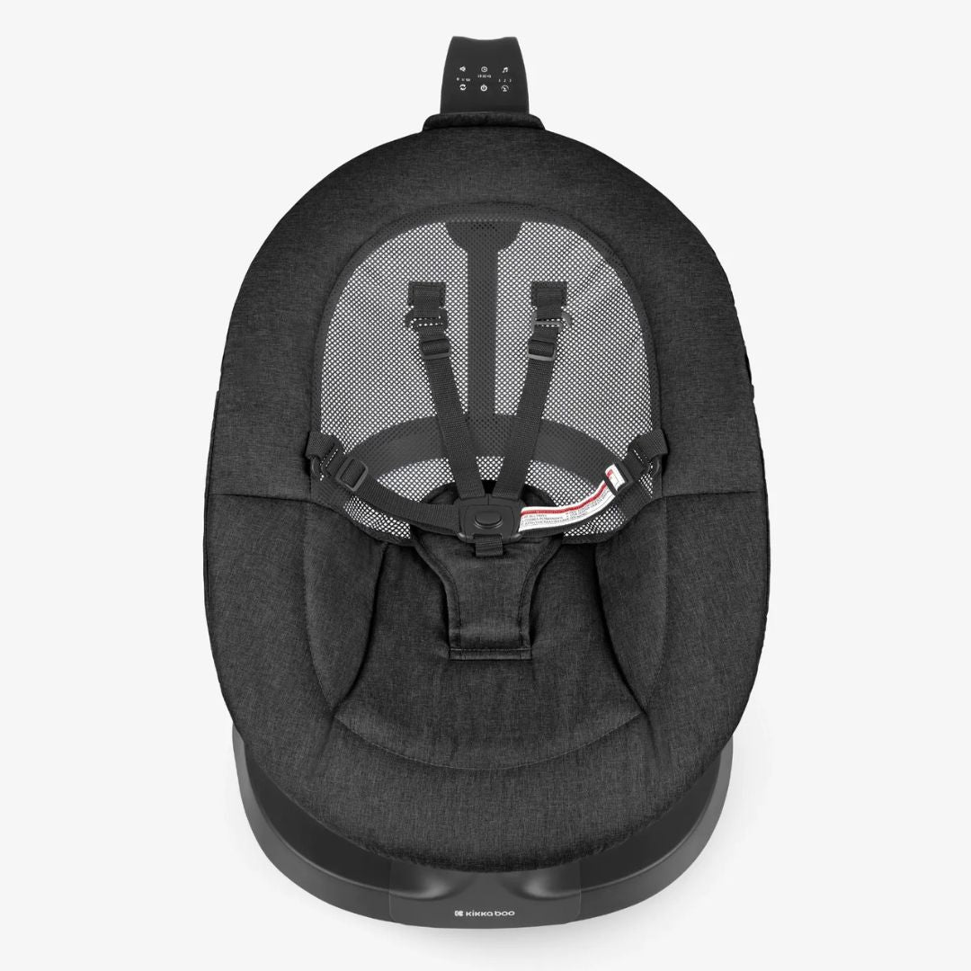 KikkaBoo® Električni gugalnik Zazu Black KikkaBoo